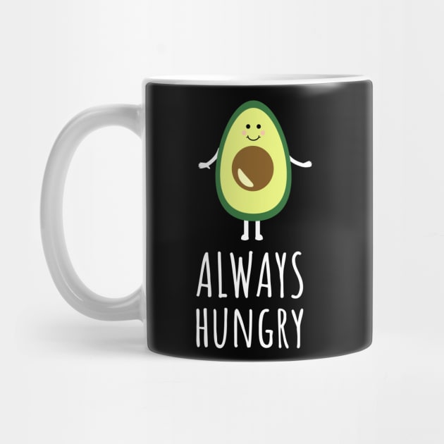 Always Hungry Avocado Illustration by Sizzlinks